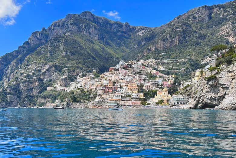 La Costiera Amalfitana vista dal mare