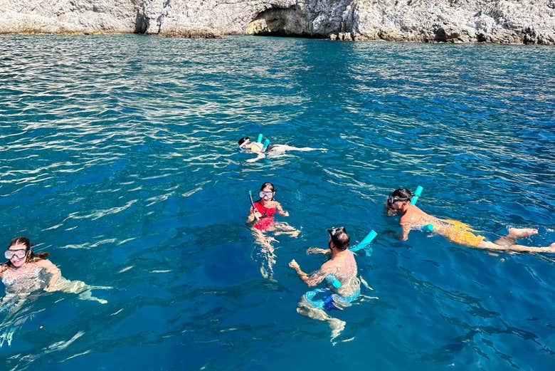 Giro In Barca In Costiera Amalfitana + Snorkeling, Positano