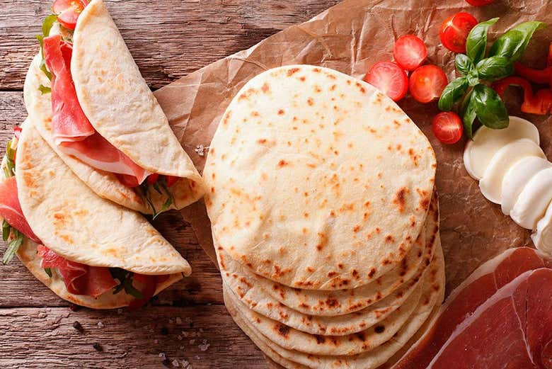 Learn about the origins of the piadina