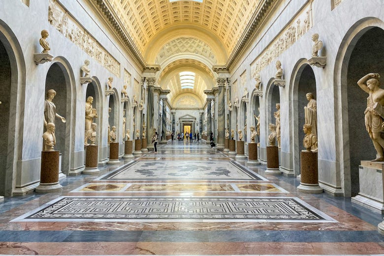 The Vatican Museums are home to a great artistic heritage