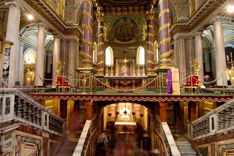 Interior da Basílica de Santa Maria Maggiore