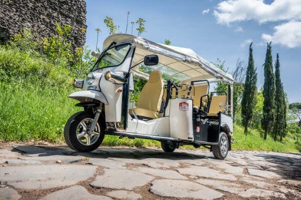 Tour privado de tuk tuk por Roma