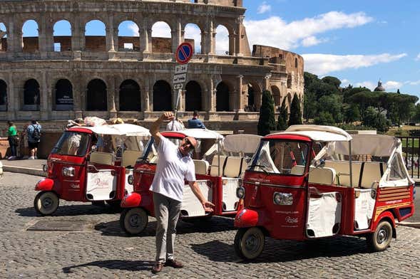 Tour de tuk tuk por Roma