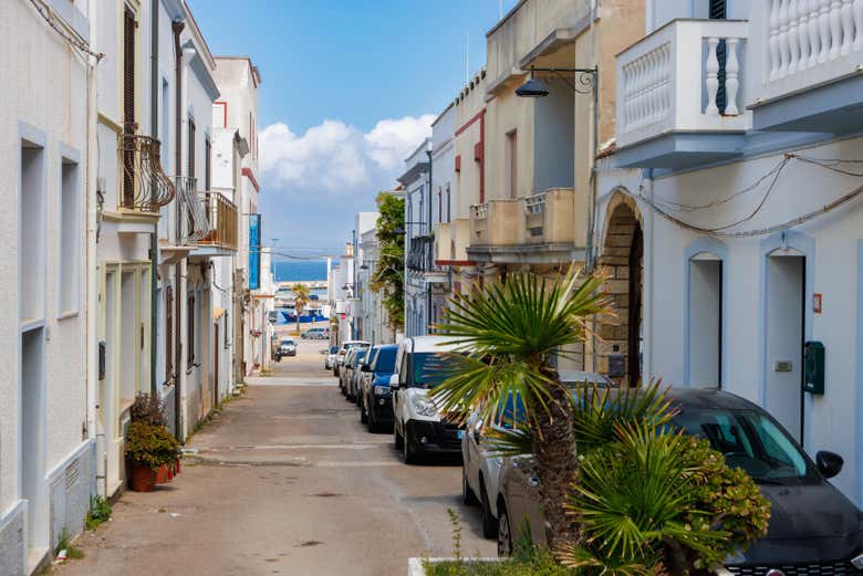 Una strada di Sant'Antioco