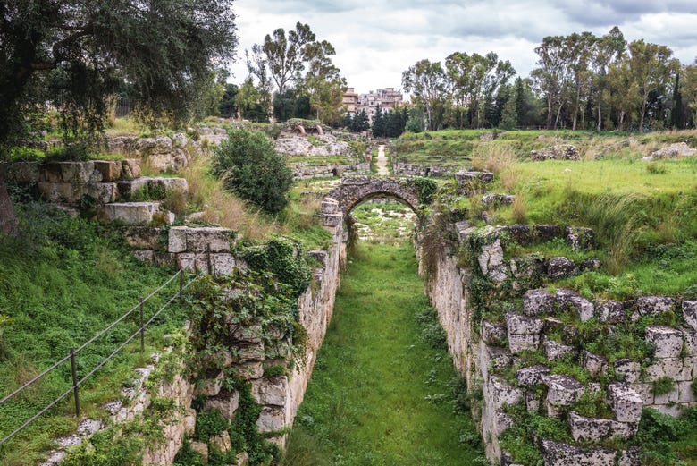 Visita guiada pelo Parque Arqueológico de Neapolis de Siracusa