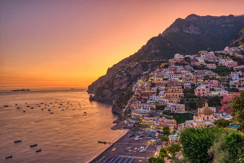 Atardecer en Positano