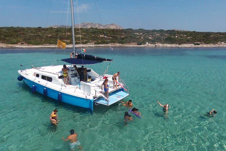 Swim in the waters in Asinara