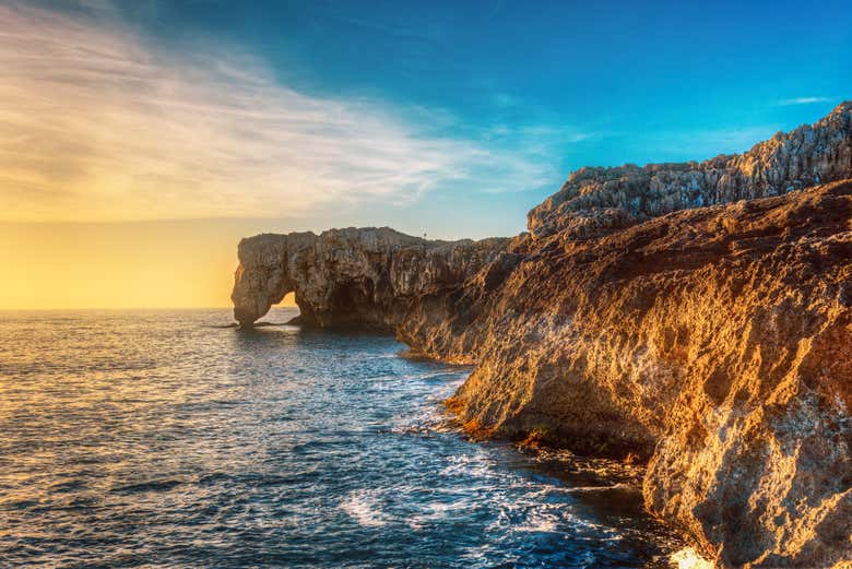 Elephant Rock at sunset