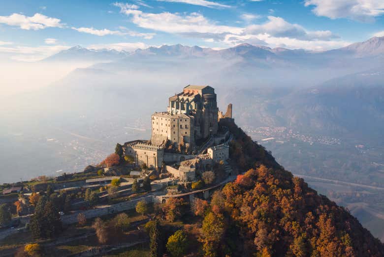 Panoramica della Sacra di San Michele