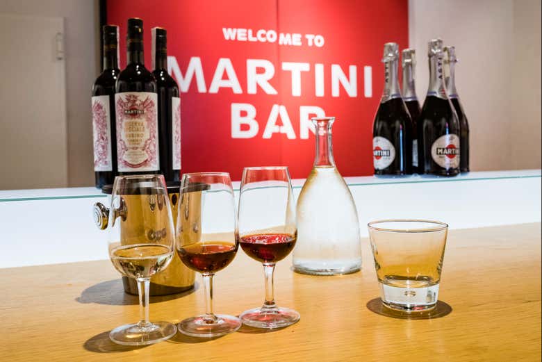 Diferentes variedades de vermout Martini 