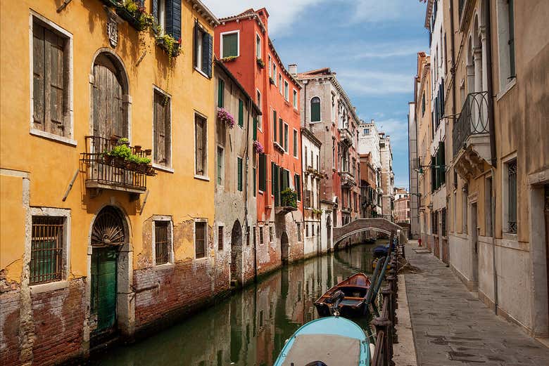 Uno de los canales de Venecia