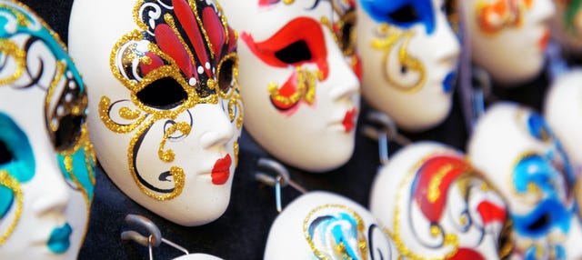 full face carnival masks