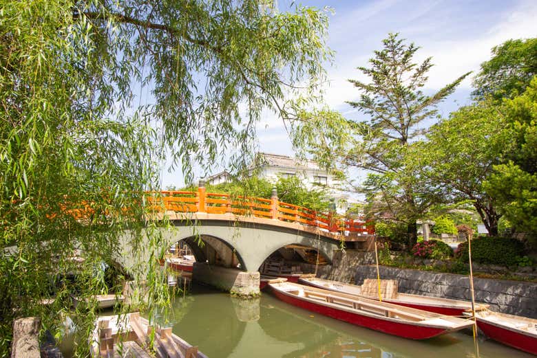 Conoceréis los canales históricos de Yanagawa