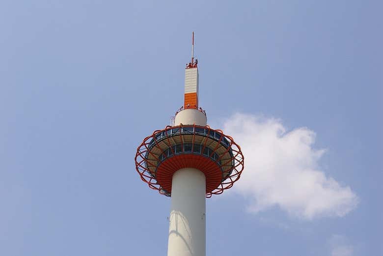 La cima della Kyoto Tower