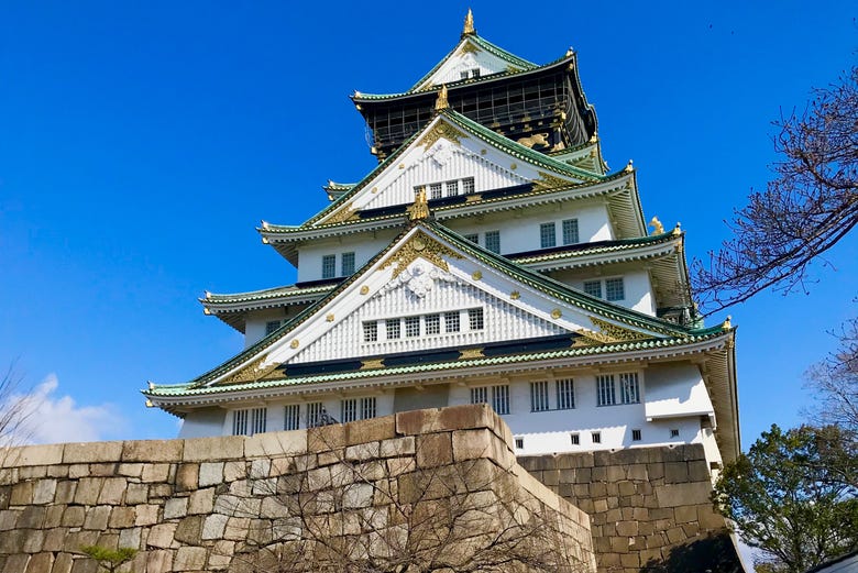 El imponente Castillo de Osaka
