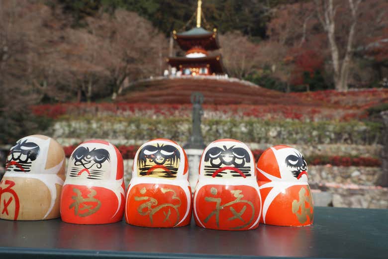 Descubriendo el templo de los daruma de Osaka