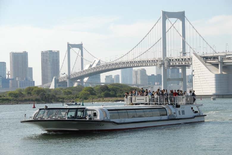 Set sail on a river cruise in Tokyo