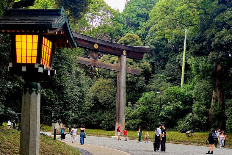 Entrada al Santuario Meiji