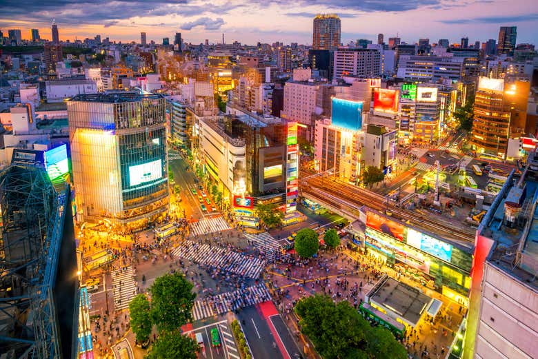 Shibuya, una de las intersecciones más transitadas del mundo