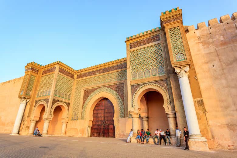 Puerta Bab Mansour, en Meknes