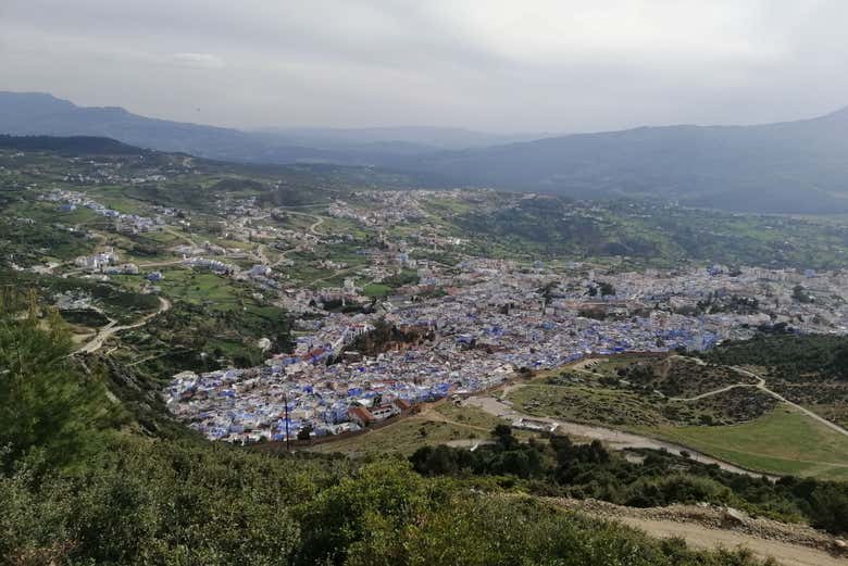 Vue panoramique de Chefchaouen