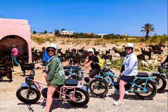 Tour de moto elétrica por Essaouira