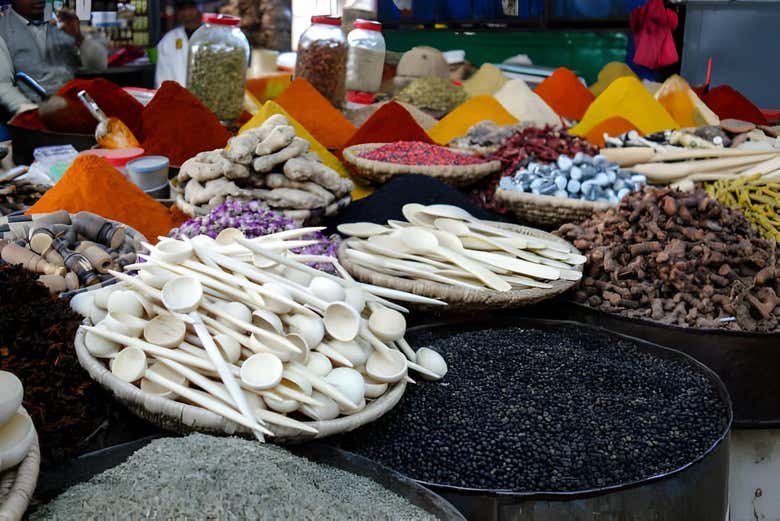 Explore a traditional souk in the city centre