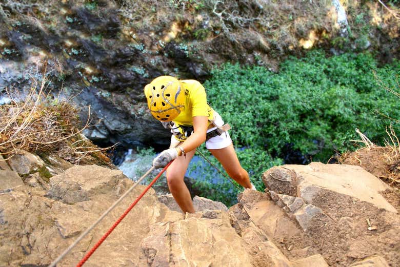 Rappel in Jalcomulco