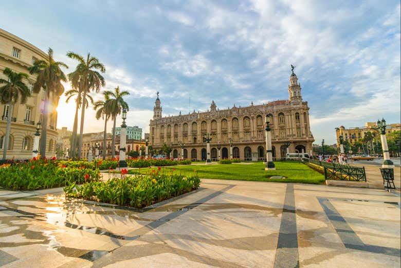 Tour highlights of Havana like the National Theater