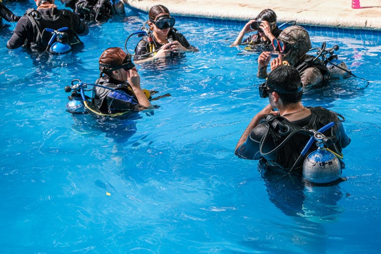 padi open water cancun