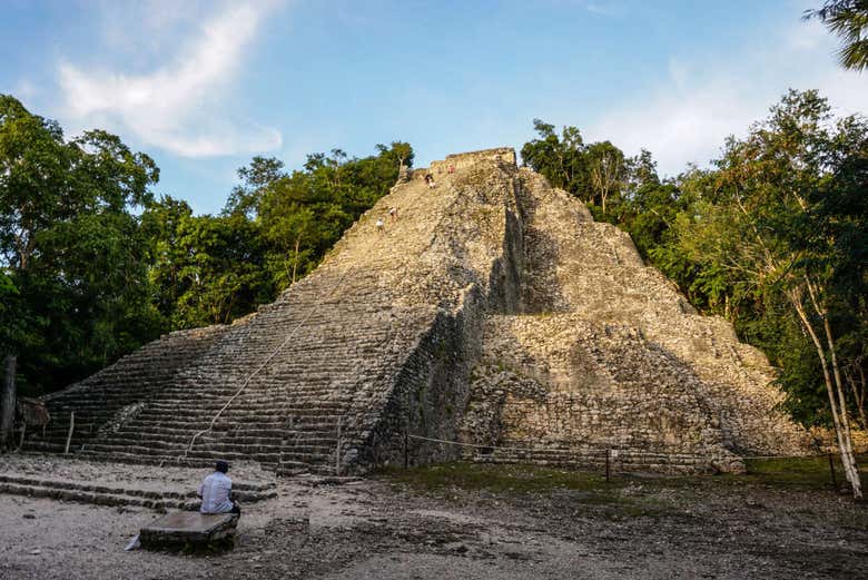 En el yacimiento de Cobá