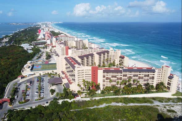 Passeio de helicóptero por Cancún