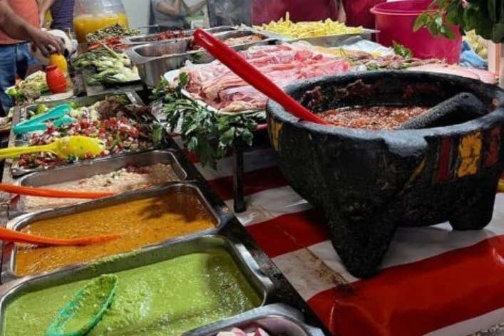 Traditional food in the La Merced Market