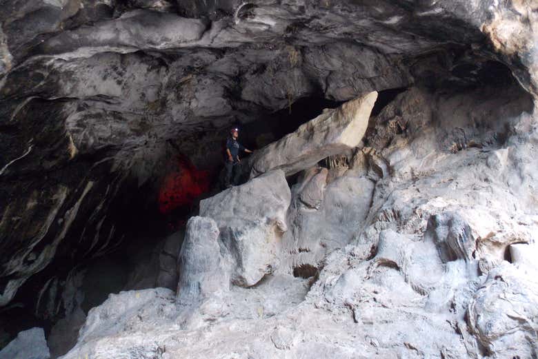 Intérieur de la grotte de Xoxafi