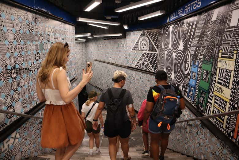 One of the metro stations in Mexico City