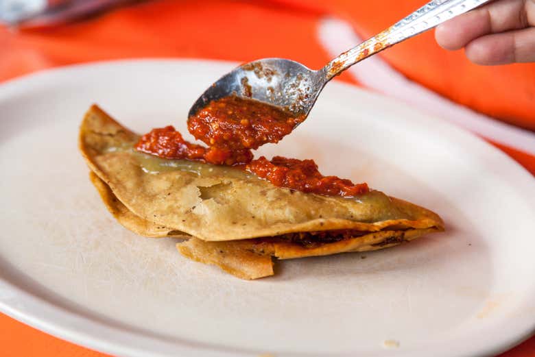 A Coyoacán quesadilla