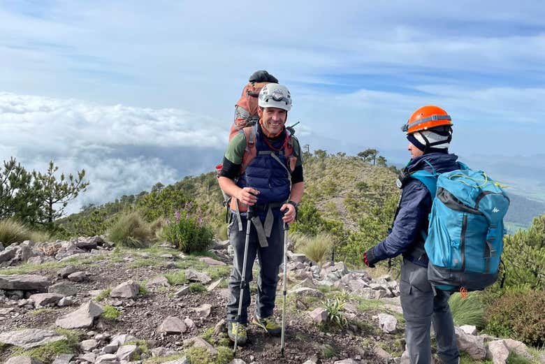 Trekking on the Pico del Aguila Ajusco