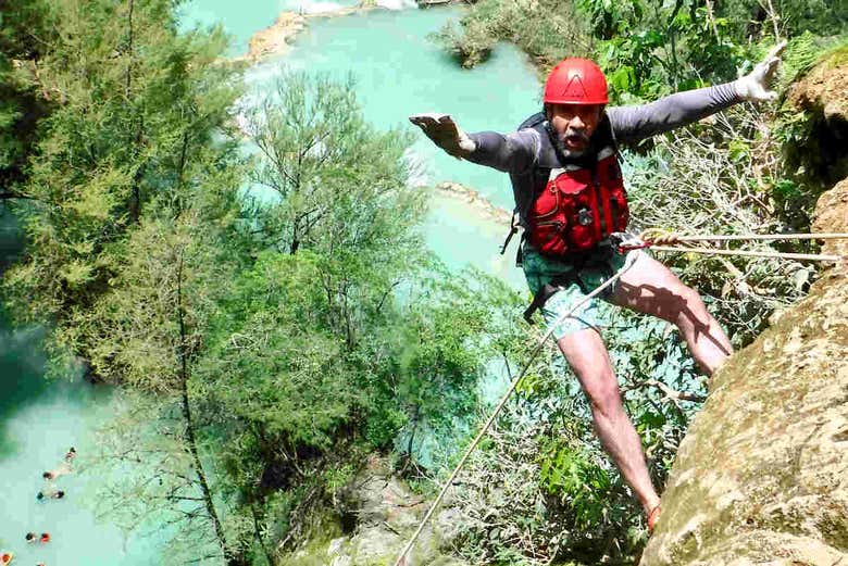 Rappleing in Huasteca 