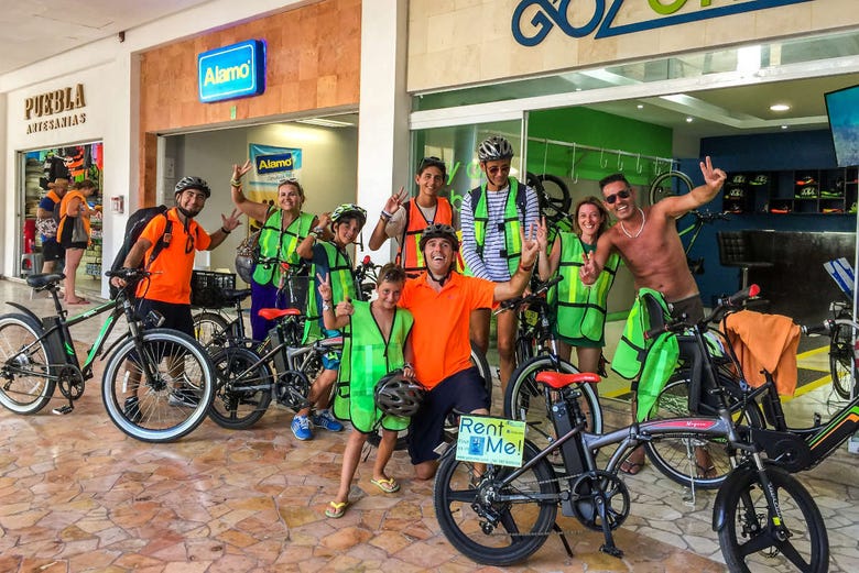 Tour en bicicleta eléctrica por Cozumel 