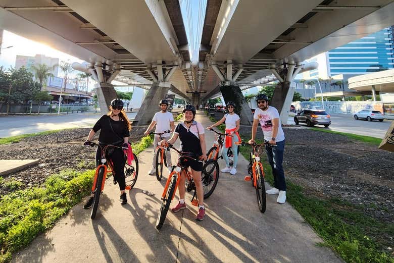 Durante il tour di Guadalajara in bici