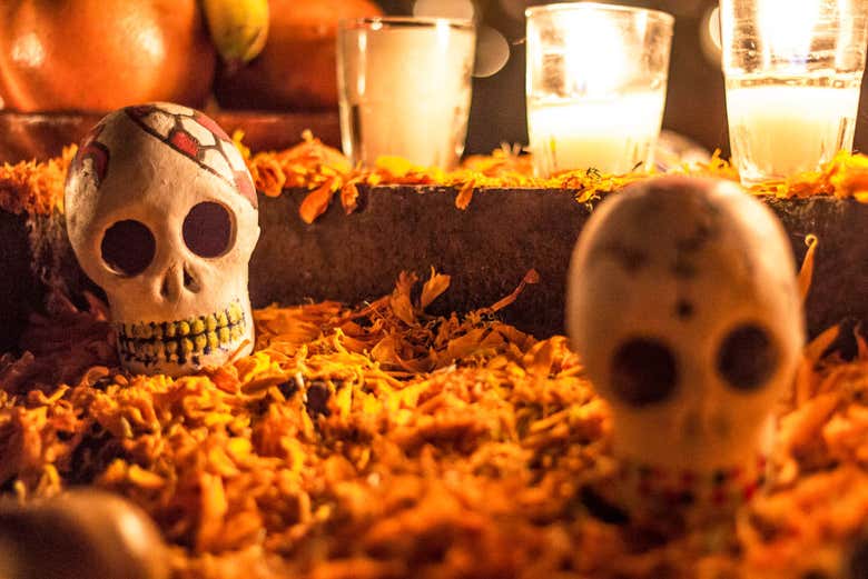 Altar del Día de Muertos en Huatulco