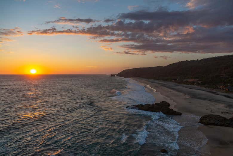 Atardecer en Punta Cometa