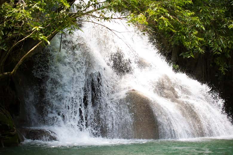 Cascada principal de Llano Grande