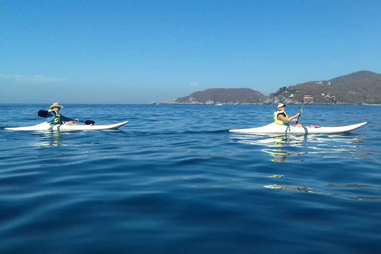 Tour en kayak por la bahía de Zihuatanejo