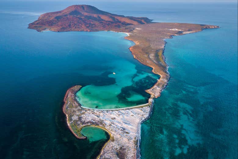 Vue aérienne des îles Coronado