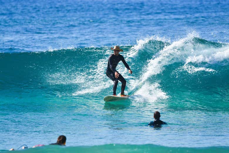 Surfing in Los Cabos