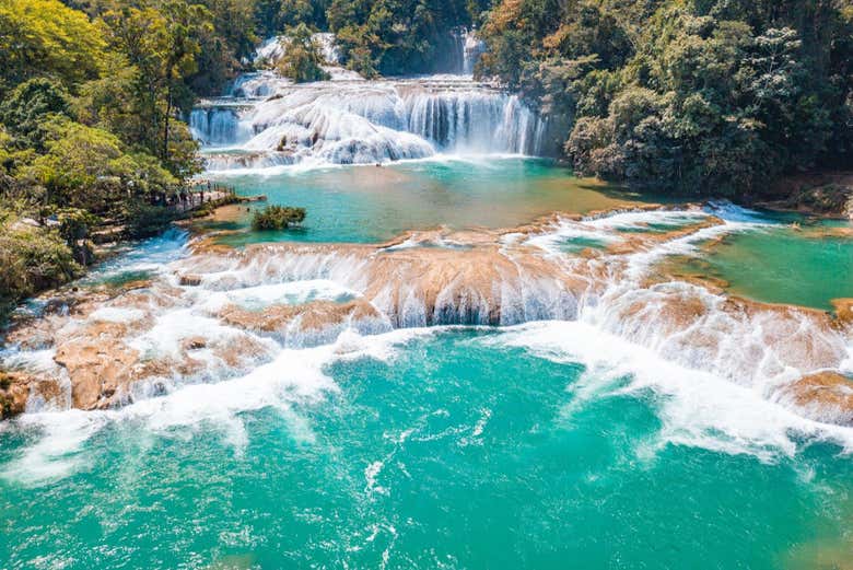 Panorámica de Agua Azul