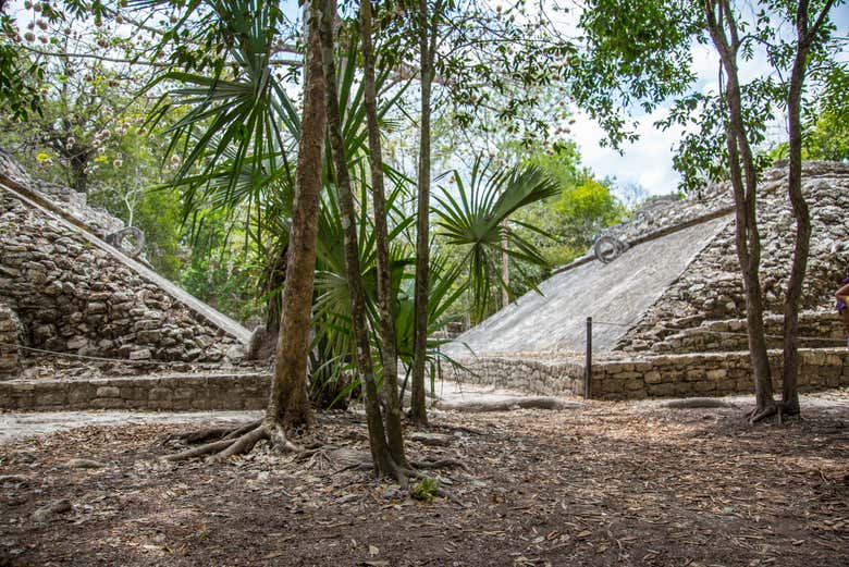 Explore the historical Coba Ruins 