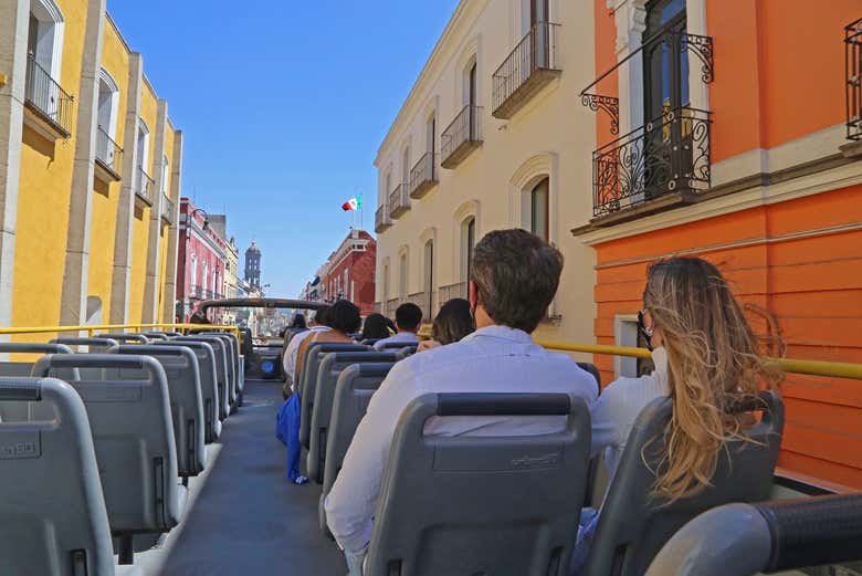 Conociendo Puebla desde el autobús turístico