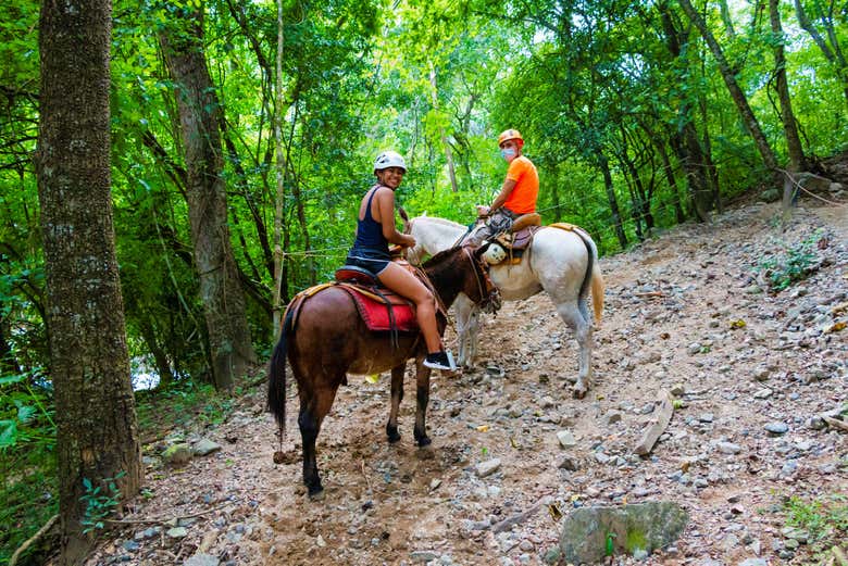 Mule ride in the Sierra Madre